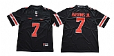 Ohio State Buckeyes 7 Dwayne Haskins Jr Black Shadow College Football Jersey,baseball caps,new era cap wholesale,wholesale hats