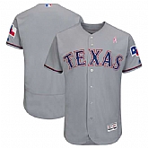 Rangers Blank Gray 2018 Mother's Day Flexbase Jersey Dzhi,baseball caps,new era cap wholesale,wholesale hats