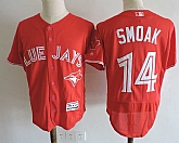 Toronto Blue Jays #14 Justin Smoak New Red Flexbase Stitched Jersey Dzhi,baseball caps,new era cap wholesale,wholesale hats