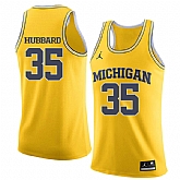 University of Michigan 35 Phil Hubbard Yellow College Basketball Jersey Dzhi,baseball caps,new era cap wholesale,wholesale hats