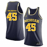 University of Michigan 45 Rudy Tomjanovich Navy College Basketball Jersey Dzhi,baseball caps,new era cap wholesale,wholesale hats