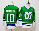 Whalers 10 Ron Francis Green CCM Stitched Jersey,baseball caps,new era cap wholesale,wholesale hats