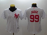 Women Yankees 99 Aaron Judge White Mother's Day Cool Base Baseball Jerseys,baseball caps,new era cap wholesale,wholesale hats