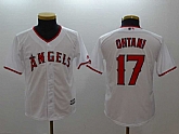 Youth Angels 17 Shohei Ohtani White Cool Base Baseball Jerseys,baseball caps,new era cap wholesale,wholesale hats
