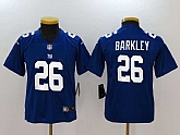 Youth Nike Giants 26 Saquon Barkley Royal Vapor Untouchable Limited Jersey,baseball caps,new era cap wholesale,wholesale hats