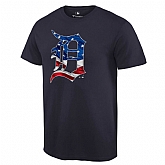 Detroit Tigers Navy Banner Wave T Shirt,baseball caps,new era cap wholesale,wholesale hats