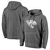 Jacksonville Jaguars NFL Pro Line by Fanatics Branded Black White Logo Shadow Washed Pullover Hoodie 90Hou,baseball caps,new era cap wholesale,wholesale hats
