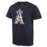 Los Angeles Angels of Anaheim Navy Banner Wave T Shirt,baseball caps,new era cap wholesale,wholesale hats