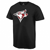 Toronto Blue Jays Black Banner Wave T Shirt,baseball caps,new era cap wholesale,wholesale hats