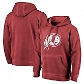Washington Redskins NFL Pro Line by Fanatics Branded Burgundy White Logo Shadow Washed Pullover Hoodie 90Hou,baseball caps,new era cap wholesale,wholesale hats