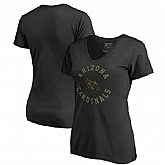 Women Arizona Cardinals NFL Pro Line by Fanatics Branded Camo Collection Liberty Plus Size V Neck T-Shirt Black,baseball caps,new era cap wholesale,wholesale hats