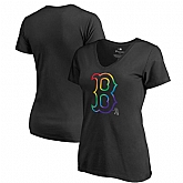 Women Boston Red Sox Fanatics Branded Black Plus Sizes Pride T Shirt Fyun,baseball caps,new era cap wholesale,wholesale hats