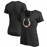 Women Indianapolis Colts NFL Pro Line by Fanatics Branded Lovely Plus Size V Neck T-Shirt Black,baseball caps,new era cap wholesale,wholesale hats