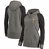 Women New Orleans Saints NFL Pro Line by Fanatics Branded Plus Sizes Vintage Lounge Pullover Hoodie - Heathered Gray,baseball caps,new era cap wholesale,wholesale hats