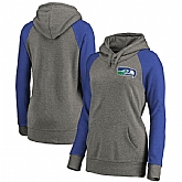 Women Seattle Seahawks NFL Pro Line by Fanatics Branded Plus Sizes Vintage Lounge Pullover Hoodie - Heathered Gray,baseball caps,new era cap wholesale,wholesale hats