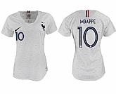 Women France 10 MBAPPE Away 2018 FIFA World Cup Soccer Jersey,baseball caps,new era cap wholesale,wholesale hats