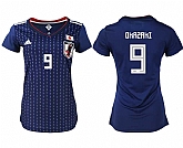 Women Japan 9 DKAZAKI Home 2018 FIFA World Cup Soccer Jersey,baseball caps,new era cap wholesale,wholesale hats