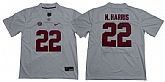 Alabama Crimson Tide 22 Najee Harris White Nike College Football Jersey,baseball caps,new era cap wholesale,wholesale hats