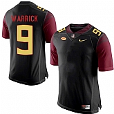 Florida State Seminoles 9 Peter Warrick Black College Football Jersey Dzhi,baseball caps,new era cap wholesale,wholesale hats