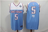 Kings 5 De'Aaron Fox Light Blue City Edition Nike Swingman Jersey,baseball caps,new era cap wholesale,wholesale hats