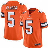 Nike Broncos 5 Joe Flacco Orange Color Rush Limited Jersey Dzhi,baseball caps,new era cap wholesale,wholesale hats