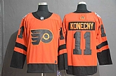 Flyers 11 Travis Konecny Orange 2019 NHL Stadium Series Adidas Jersey,baseball caps,new era cap wholesale,wholesale hats