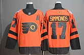 Flyers 17 Wayne Simmonds Orange 2019 NHL Stadium Series Adidas Jersey,baseball caps,new era cap wholesale,wholesale hats