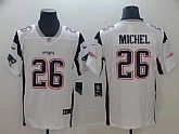 Nike Patriots 26 Sony Michel White Vapor Untouchable Limited Jersey,baseball caps,new era cap wholesale,wholesale hats