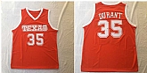 Texas Longhorns 35 Kevin Durant Orange Stitched College Basketball Jersey,baseball caps,new era cap wholesale,wholesale hats