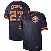 Astros 27 Jose Altuve Navy Throwback Jersey Dzhi,baseball caps,new era cap wholesale,wholesale hats