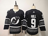 Devils 9 Taylor Hall Black 2019 NHL All Star Game Adidas Jersey,baseball caps,new era cap wholesale,wholesale hats