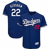 Dodgers 22 Clayton Kershaw Royal 150th Patch Flexbase Jersey Dzhi,baseball caps,new era cap wholesale,wholesale hats