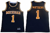 Michigan Wolverines 1 Charles Matthews Navy College Basketball Jersey,baseball caps,new era cap wholesale,wholesale hats