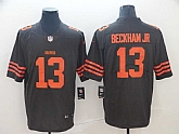Nike Browns 13 Odell Beckham Jr Brown Color Rush Limited Jersey,baseball caps,new era cap wholesale,wholesale hats
