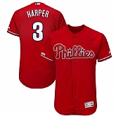 Phillies 3 Bryce Harper Scarl 150th Patch Flexbase Collection Dzhi,baseball caps,new era cap wholesale,wholesale hats