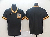 Pirates Blank Black Throwback Jersey,baseball caps,new era cap wholesale,wholesale hats