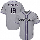 Rockies 19 Charlie Blackmon Gray Cool Base Jersey Dzhi,baseball caps,new era cap wholesale,wholesale hats