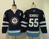 Women Jets 55 Mark Scheifele Navy Adidas Jersey,baseball caps,new era cap wholesale,wholesale hats
