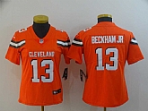 Women Nike Browns 13 Odell Beckham Jr Orange Vapor Untouchable Limited Jersey,baseball caps,new era cap wholesale,wholesale hats