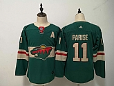 Women Wild 11 Zach Parise Green Adidas Jersey,baseball caps,new era cap wholesale,wholesale hats