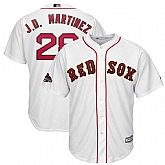 Youth Red Sox 28 J.D. Martinez White 2019 Gold Program Cool Base Jersey Dzhi,baseball caps,new era cap wholesale,wholesale hats