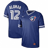Blue Jays 12 Roberto Alomar Royal Throwback Jersey Dzhi,baseball caps,new era cap wholesale,wholesale hats