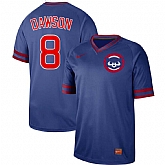 Cubs 8 Andre Dawson Blue Throwback Jersey Dzhi,baseball caps,new era cap wholesale,wholesale hats