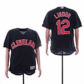 Indians 12 Francisco Lindor Navy Alternate Flexbase Jersey,baseball caps,new era cap wholesale,wholesale hats