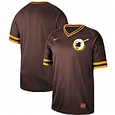 Padres Blank Brown Throwback Jersey Dzhi,baseball caps,new era cap wholesale,wholesale hats