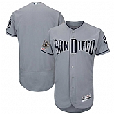 Padres Blank Gray 50th Anniversary and 150th Patch FlexBase Jersey Dzhi,baseball caps,new era cap wholesale,wholesale hats