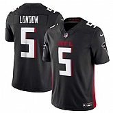 Men & Women & Youth Atlanta Falcons #5 Drake London Black 2023 F.U.S.E. Vapor Untouchable Limited Stitched Football Jersey,baseball caps,new era cap wholesale,wholesale hats