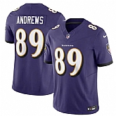 Men & Women & Youth Baltimore Ravens #89 Mark Andrews Purple 2023 F.U.S.E Vapor Jersey,baseball caps,new era cap wholesale,wholesale hats