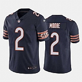 Men & Women & Youth Chicago Bears #2 D.J. Moore Navy Vapor Untouchable Stitched Football Jersey,baseball caps,new era cap wholesale,wholesale hats