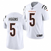 Men & Women & Youth Cincinnati Bengals #5 Tee Higgins White Vapor Untouchable Limited Stitched Jersey,baseball caps,new era cap wholesale,wholesale hats